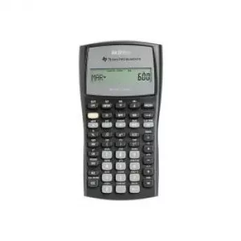 Finantskalkulaator Texas Instruments BA II Plus — raha ajaväärtuse ja rahavoogude analüüs