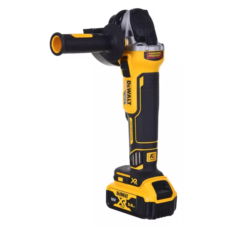 Tööriistakomplekt DeWALT DCK2080P2T-QW — 18V Li-Ion 5Ah (2x), DCG405 nurklihvija, puur-kruvikeeraja, M14 lihvimisketta keere, kohver