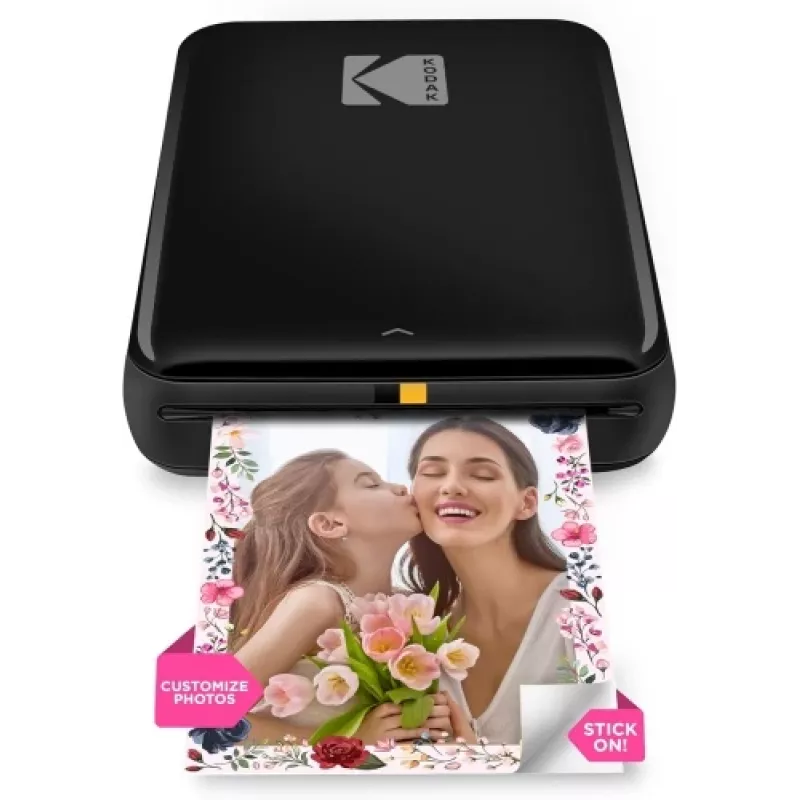 Kodak STEP Instant mobiilne fotoprinter Värviline ZINK 2x3'' 1 ppm, Bluetooth, Must