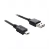 USB-kaabel DeLOCK 85554 USB 2.0 2m USB A Mini-USB B Must