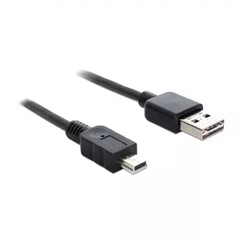 USB-kaabel DeLOCK 85554 USB 2.0 2m USB A Mini-USB B Must