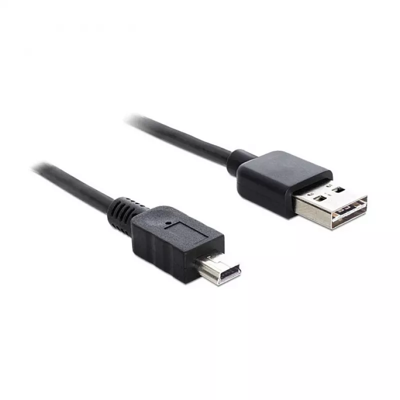 USB-kaabel DeLOCK 85554 USB 2.0 2m USB A Mini-USB B Must