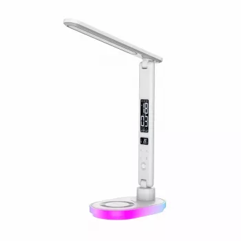 Lauaamp Hawk HW-LAMP03 Valge RGB — reguleeritav LED-lauaamp RGB-valgustusega