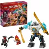 LEGO NINJAGO komplekt 71827 Zane'i lahingülikonna mech, 92 detaili, 2 minifiguuri, kõrgus 100 mm, vanus 6+