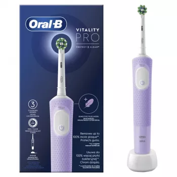 Oral-B D103 Vitality Pro | Elektrihambahari | Laetav | Täiskasvanutele | ml | Peade arv | Lilla udu | Kaasasolevate harjapeade arv 1 | Hammaste harjamisrežiimide arv
