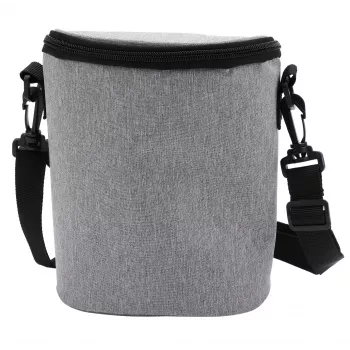 Termokott Olympia BT 50 — must/hall, tõmblukk, 225×170×110 mm