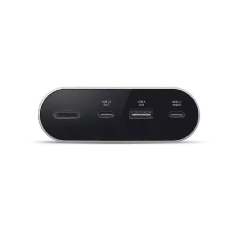 Kaasaskantav laadija Dell APB081GL 24000 mAh, 1x USB-A + 2x USB-C, 2 A väljund, hall, 0,69 kg