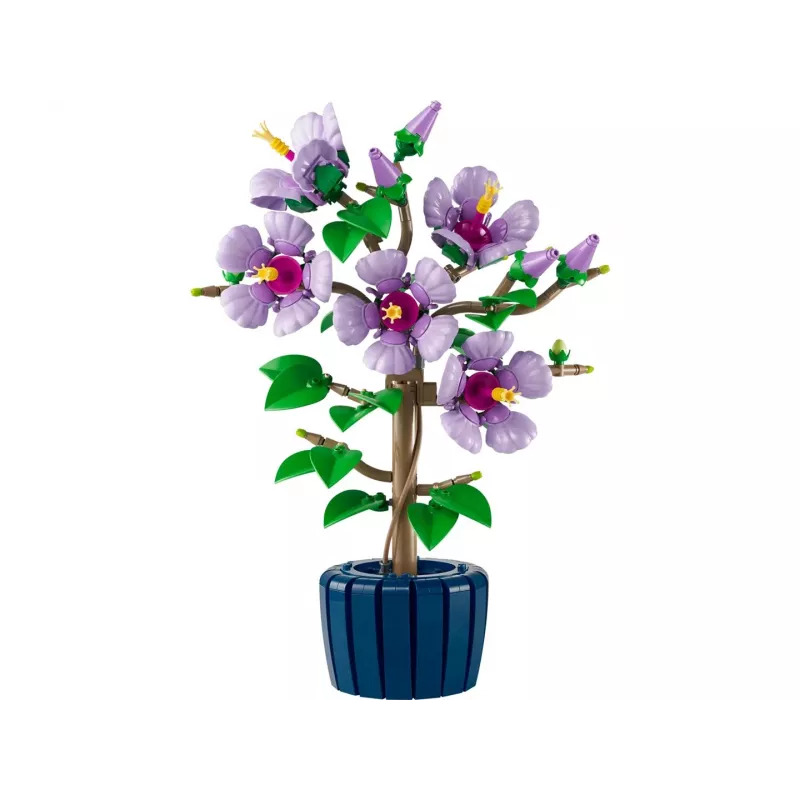 LEGO botaaniline ehituskomplekt Hibiscus lill 10372 – 660 tükki, väljapanekumudel, 250×360×130 mm