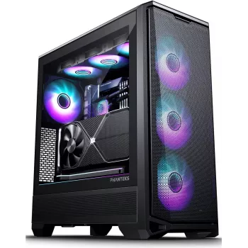 PHANTEKS Eclipse G400A midi-torn, karastatud klaas, D-RGB, must