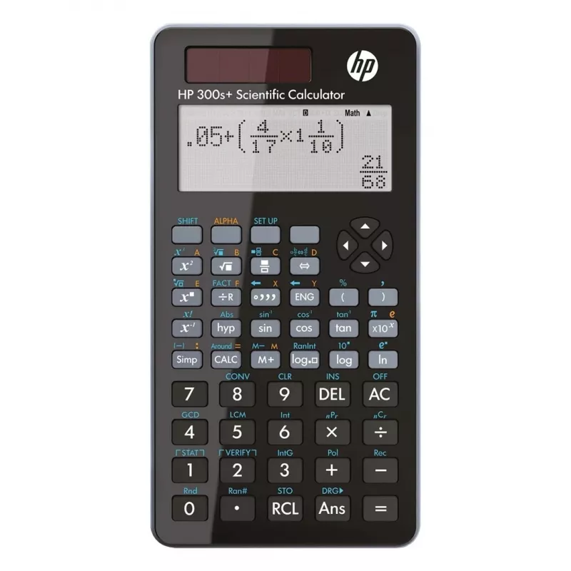 HP scientific kalkulaator HP 300SPLUS/INT BX, 315 funktsiooni, 155x84x20mm, must