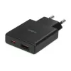 iBOX C-43 Slim GaN PD30W seinadapter, must