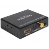 HDMI stereo / 5.1 kanali heli eraldaja 4K, adapter must