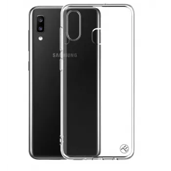 Silikoonümbris Tellur Samsung Galaxy A20, läbipaistev, pehme kaitseümbris