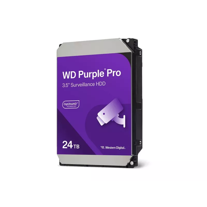 Sisemine kõvaketas Western Digital lilla Pro WD241PURP 24 TB 7200 RPM 3.5 tolli SATA 512 MB vahemälu