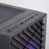 Arvutikorpus TACENS Mars Gaming MC-VORTEX Mini Tower Mini-ITX/Micro-ATX karastatud klaas must, 3x120mm, 27,3 cm GPU, 162 mm protsessori jahuti