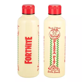 Spordijookide pudel Paladone Fortnite Metal PP14736FO 500 ml, metallist viimistlus, keeratav kork