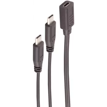 USB-kaabel ShiverPeaks BS13-20020 USB 2.0 0,3 m 2x USB-C must