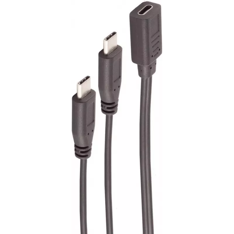 USB-kaabel ShiverPeaks BS13-20020 USB 2.0 0,3 m 2x USB-C must
