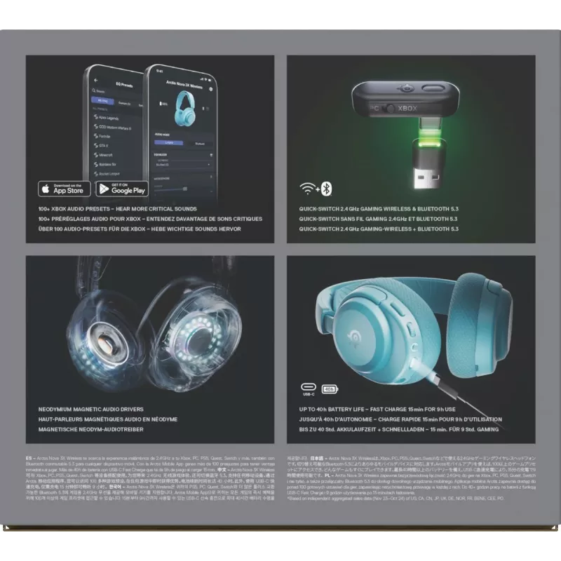 Peakomplekt Steelseries Arctis Nova 3X