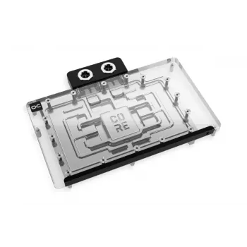 Tagumine plaat Alphacool 10268 Akrüül Alumiinium Kroom Vask Nailon Must 160.8mm