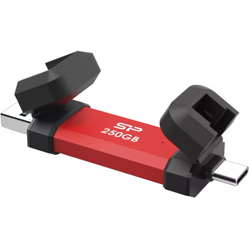 Kaasaskantav SSD Silicon Power DS72 250GB, USB-C/USB-A 3.2 Gen 2
