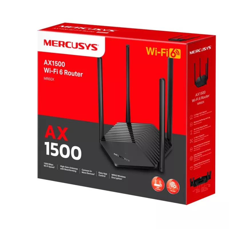 Mercusys AX1800 kaheribaline WiFi 6 ruuter