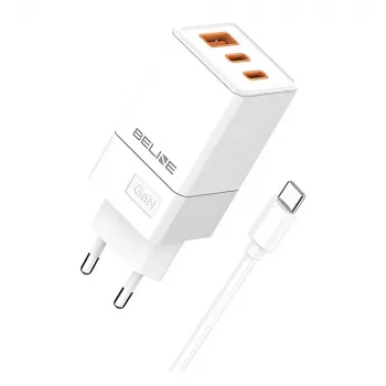 Laadija Beline BELI02751 65W 2×USB-C + USB-A