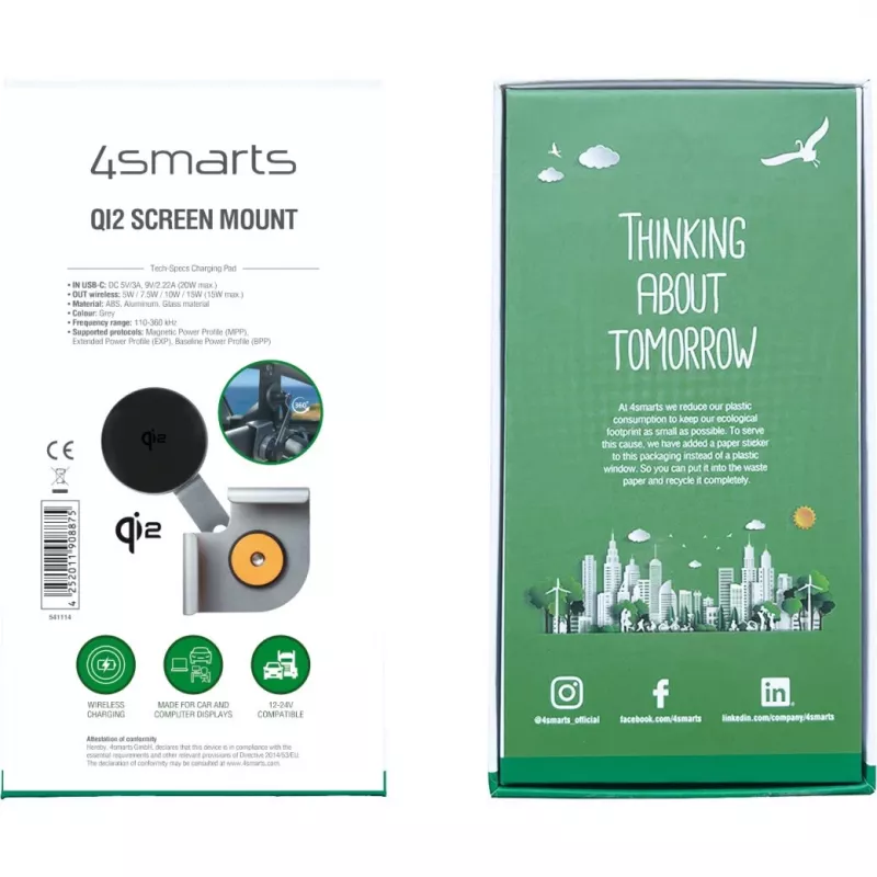 4smarts Qi2 ekraanikinnitus 541114