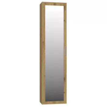 Top e Shop DUO SZAFKA ARTISAN – tammekarkass, 2 riiulit, 1 uks, 500×350×1800 mm