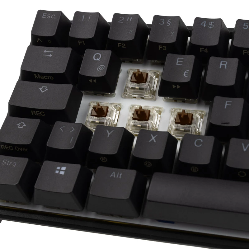 Ducky Mecha Pro SF klaviatuur mänguritele USB saksa must