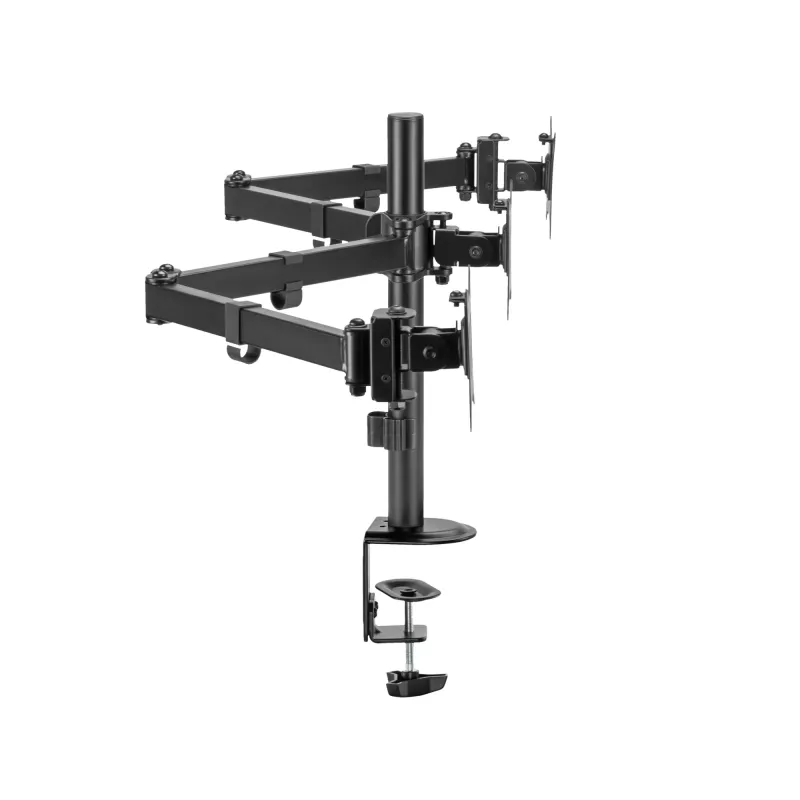 Monitorihoidik SBOX LCD-352/3-2 13–27-tollistele ekraanidele, 3 haru, max 9 kg haru kohta, VESA 100x100