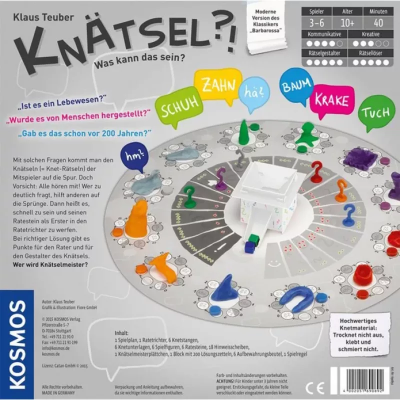 Kosmos 69089 lauamäng Trivia