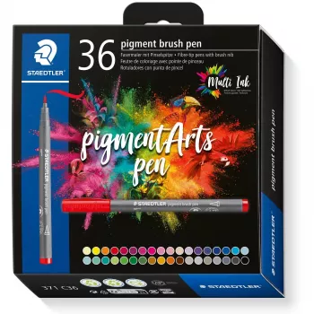 Pintselpliiats Staedtler Pigment Arts 36 värvi