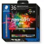 Pintselpliiats Staedtler Pigment Arts 36 värvi