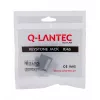 A-LAN MKB-U6-1 võtmemoodul — RJ45 U/UTP Cat6, 22/26 AWG, must/valge ABS korpus