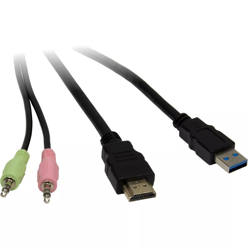 KVM-lüliti Inter-Tech IPC AS-41HUS 4 porti USB