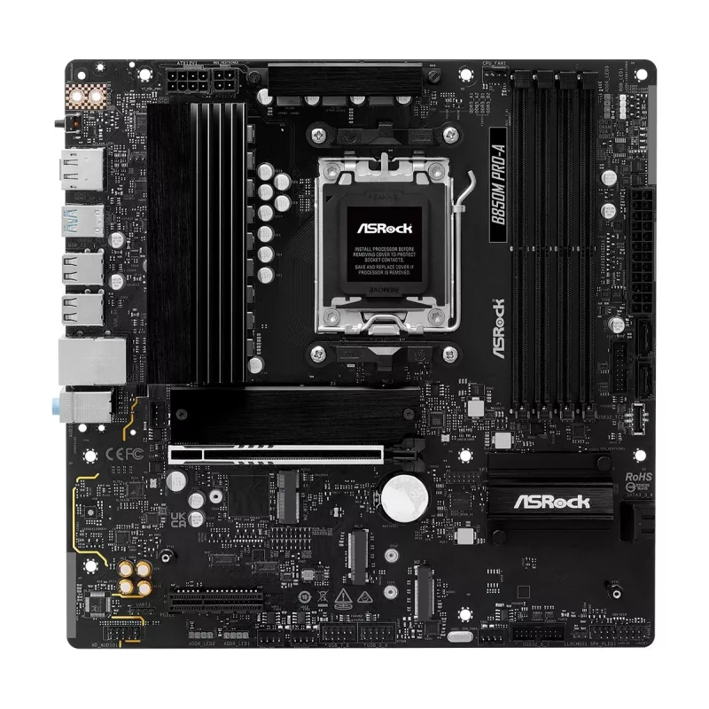 ASRock B850M Pro-A AM5 Micro-ATX emaplaat