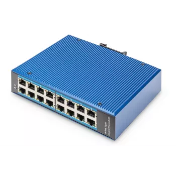Digitus 16 pordiga Gigabit Ethernet võrgulüliti, tööstuslik, haldamata