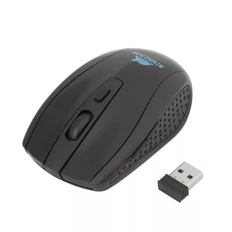 Kohver Rivacase 8038 juhtmevaba hiirega 39,6 cm (15,6 tolli) Must