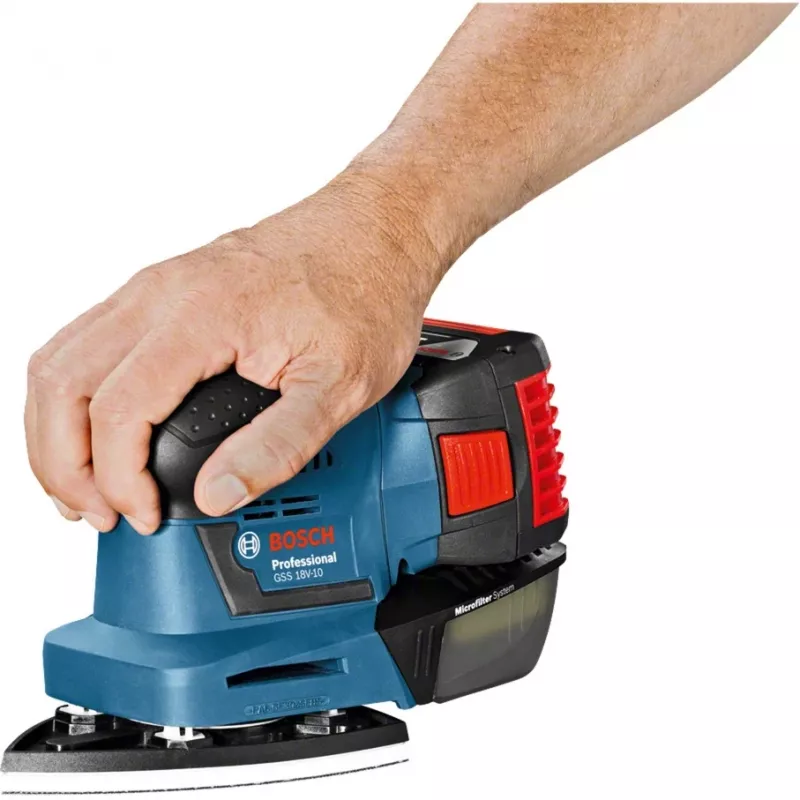 Bosch GSS 18V-10 Professional akutoitega ekstsentriklihvija