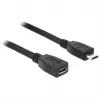 USB-kaabel Micro-USB B DeLOCK 83567 0,5 m