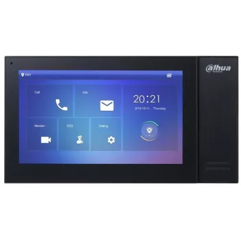 Videointercom DAHUA VTH2421FB — 7-tolline 1024×600 LCD, 1,5W kõlar, Fast Ethernet, G.711, TCP/IP, Linux