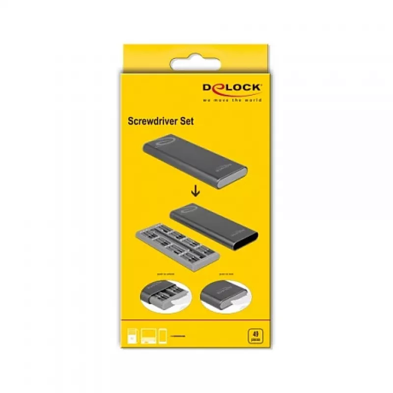 Täppiskruvikeerajate komplekt DeLOCK 64126
