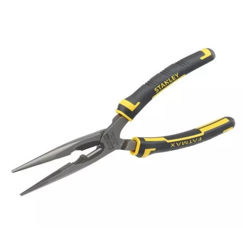Nõeltangid Stanley FatMax Long Nose Pliers must kollane 200 mm 203 g