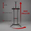 Maclean mobiilne TV alus/kärul, kaamerariiuliga, ratastel, 37-70, max koormus 45kg/5kg riiul, max VESA 600x400, MC-113 B