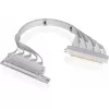 Thermaltake PCI-E 4.0 Dual 90 kraadi riiseri kaabel, 40 cm, valge (AC-077-CO6OTN-C1)