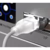 Ubiquiti UACC-Cable-Patch-EL-0.15M-W võrgukaabel, läbipaistev valge, Cat6