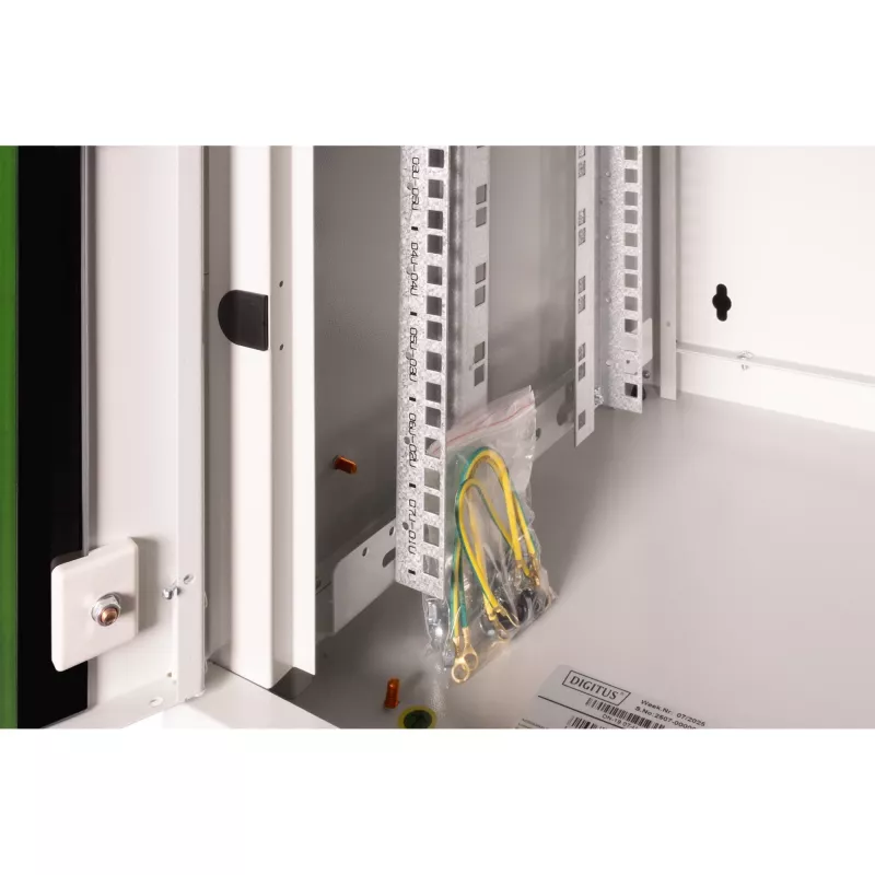 DIGITUS® 7HE seinakapp - Hall, RAL 7035 - 48,3 cm (19) (DN-19 07-U)