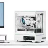 Thermalright TL-M10 Vision PC-korpus, minikorpus, mATX, RGB, karastatud klaas - valge