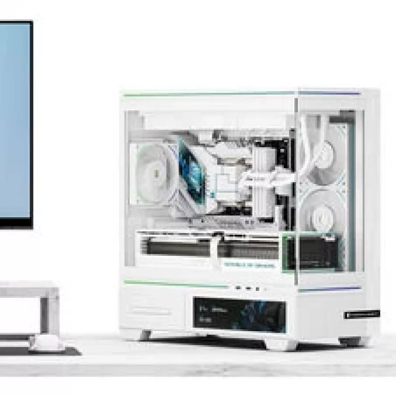 Thermalright TL-M10 Vision PC-korpus, minikorpus, mATX, RGB, karastatud klaas - valge